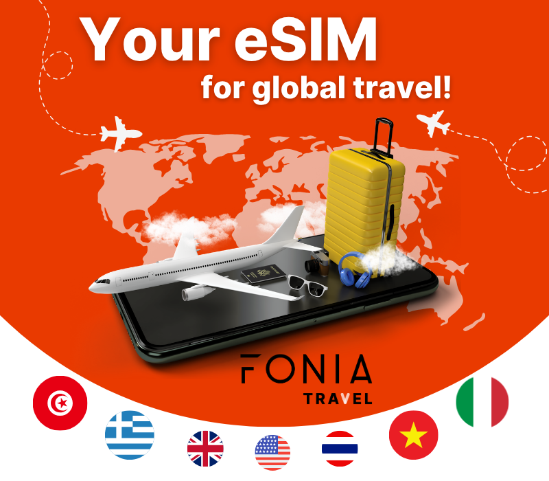 eSIM Fonia Travel Africa - 2 GB Data (valid for 15 Days)