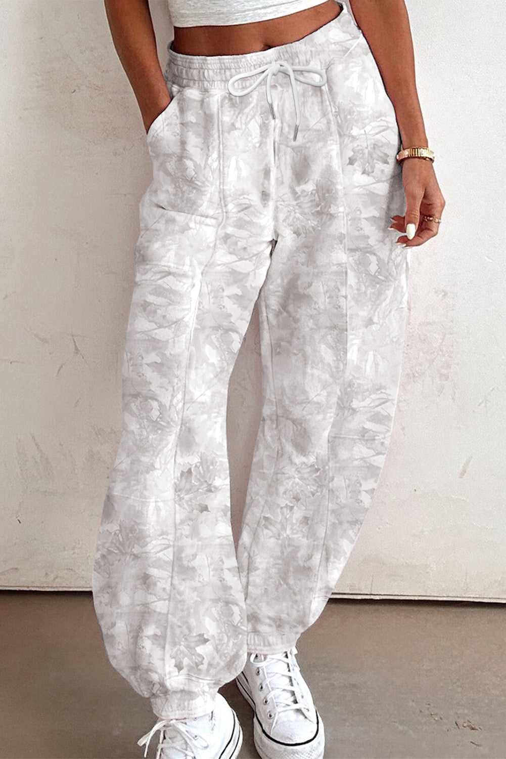 Pièce mode femme camouflage, à cordon — beige-P1520