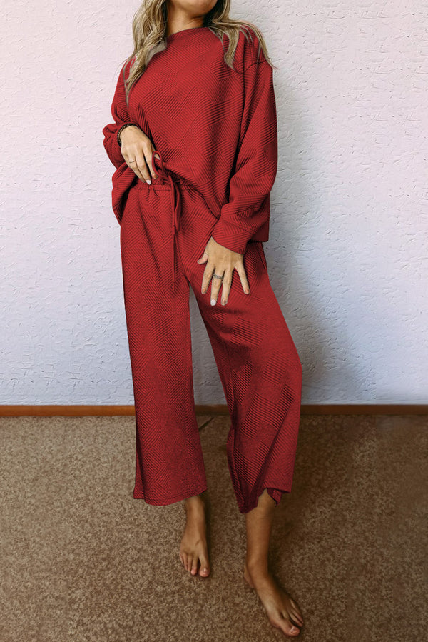 Ensemble femme ample — rouge