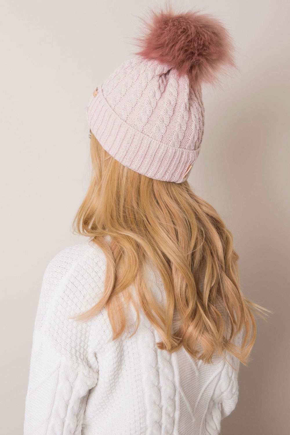 Bonnet femme Rue Paris — rosé