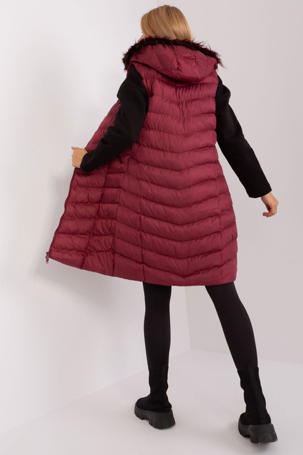 Gilet femme Rue Paris — rouge