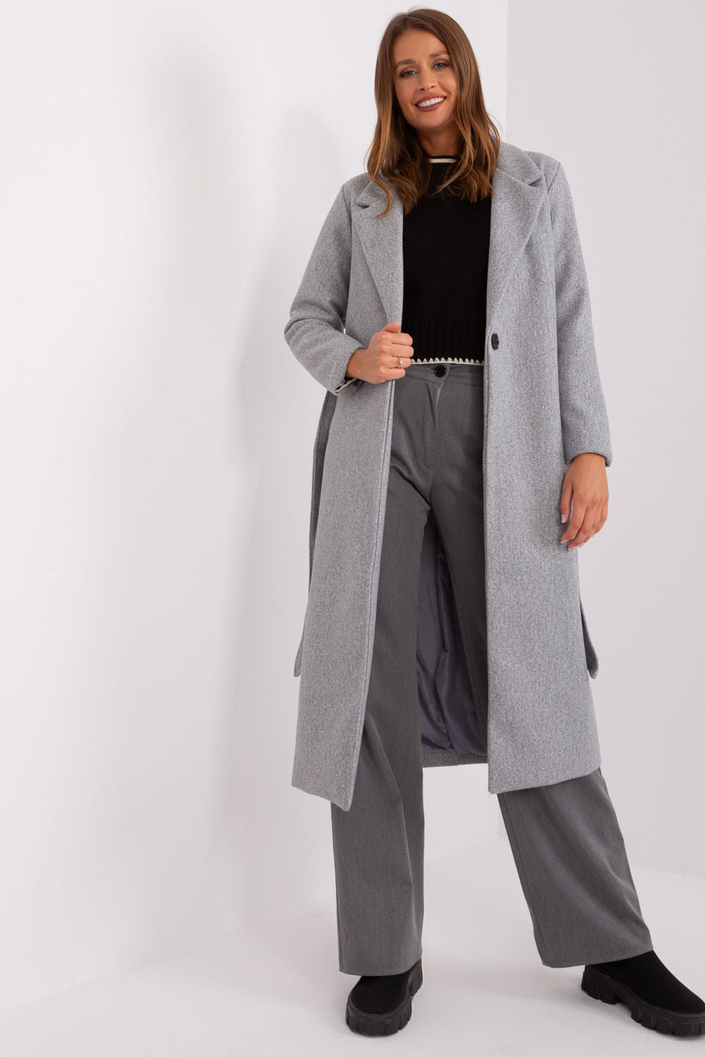 Manteau femme Och Bella — gris