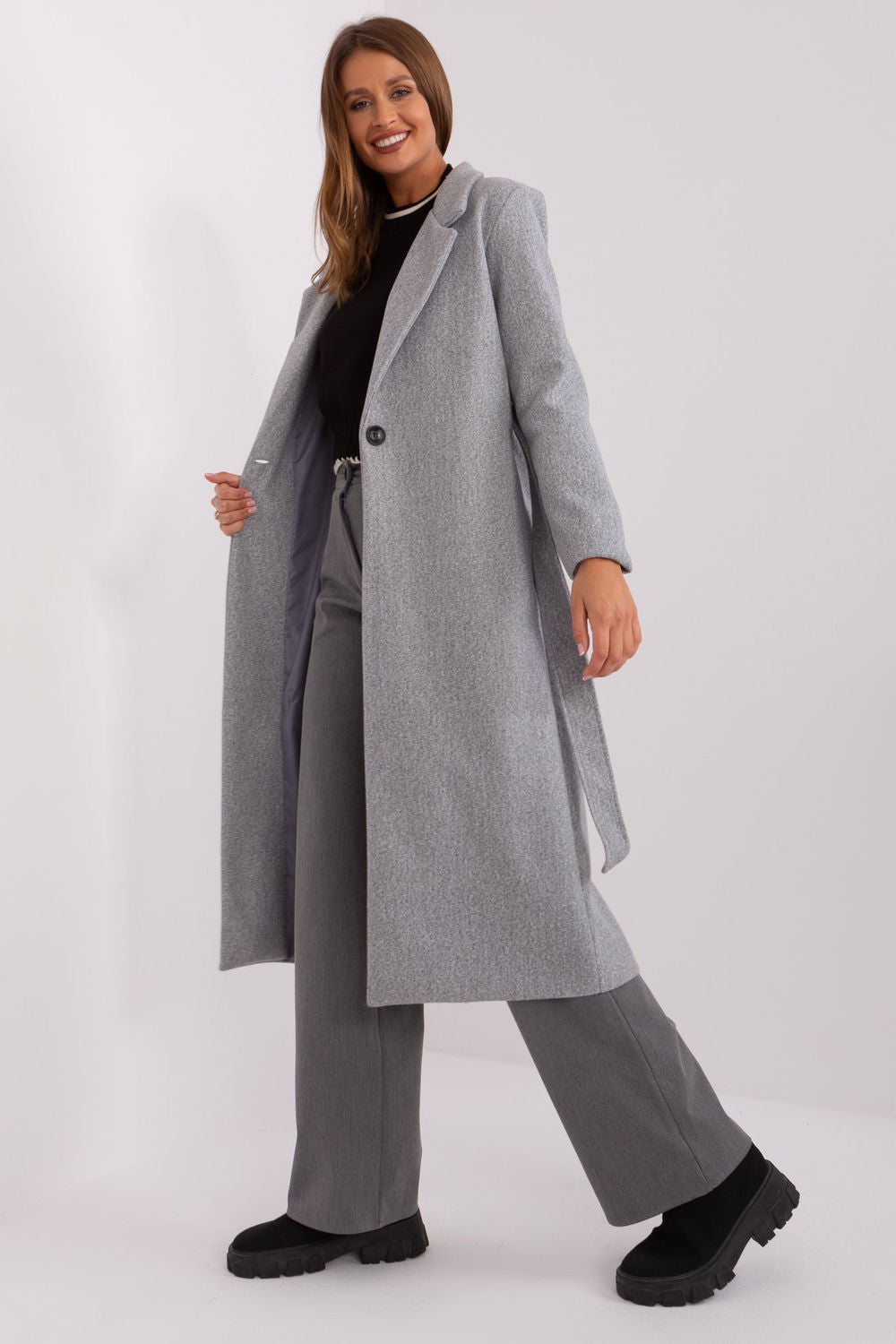 Manteau femme Och Bella — gris