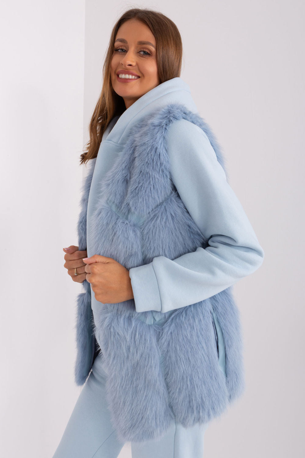 Gilet femme AT — bleu