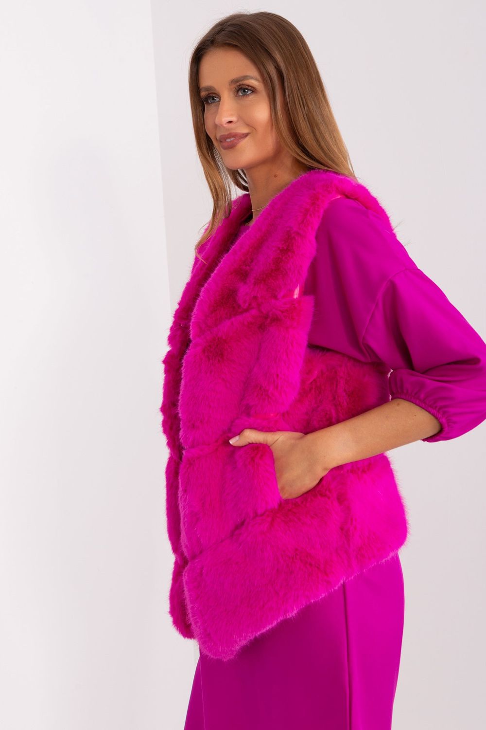 Gilet femme AT — rosé