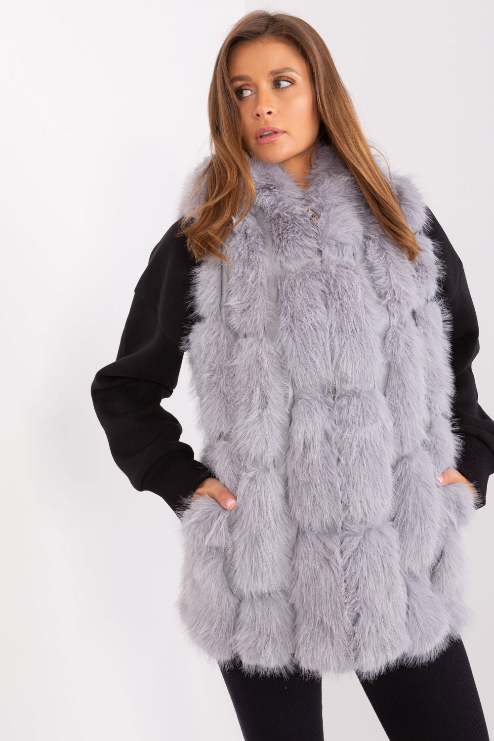 Gilet femme AT — gris