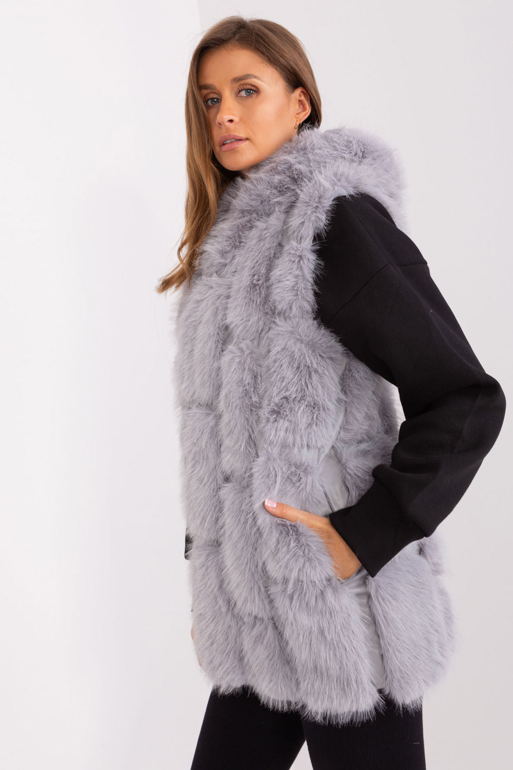 Gilet femme AT — gris