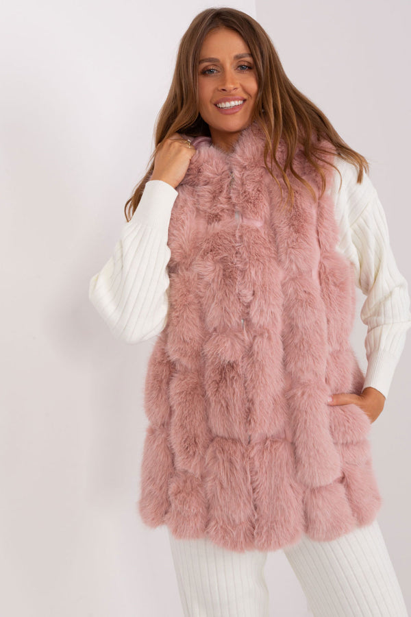Gilet femme AT — rosé