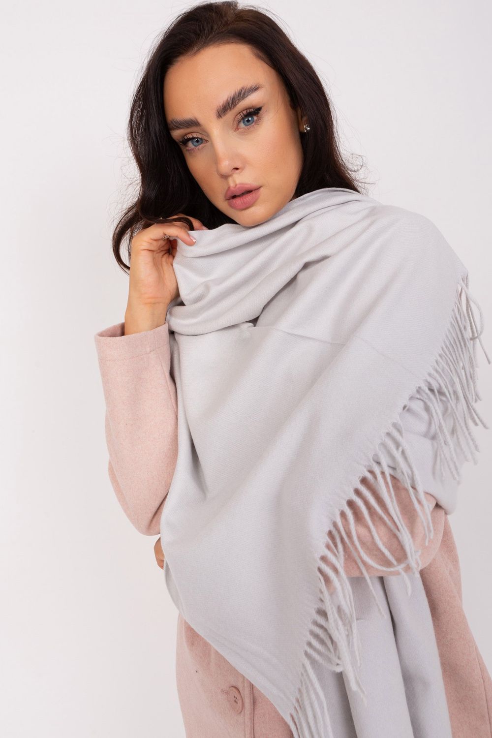Châle femme AT — gris