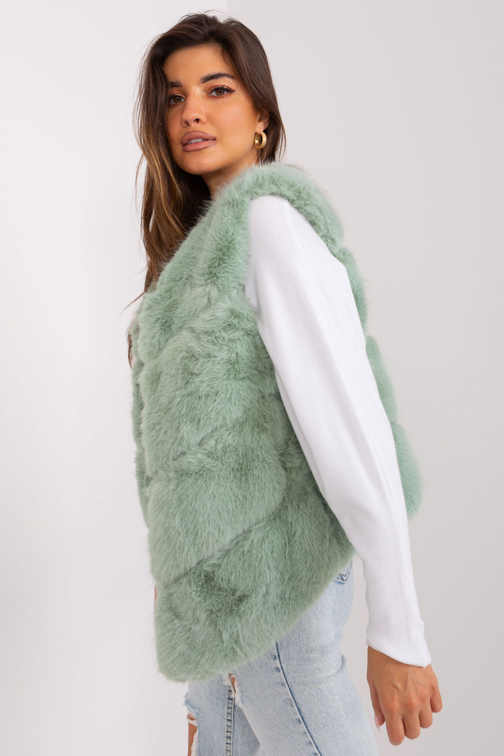 Gilet femme AT — vert