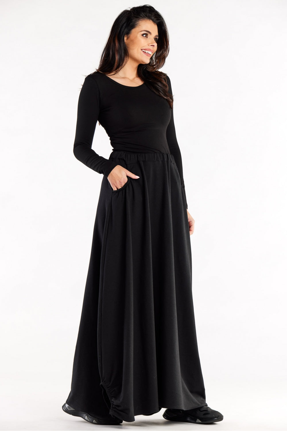 Jupe femme Infinite You Longue Longue — noir