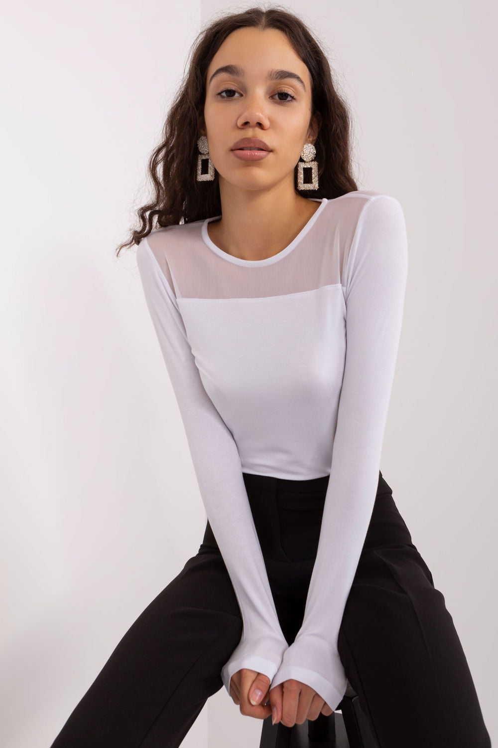 Blouse femme BFG Chemisier Chemisier — blanc