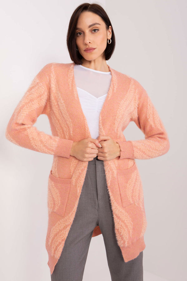 Cardigan femme AT — rosé