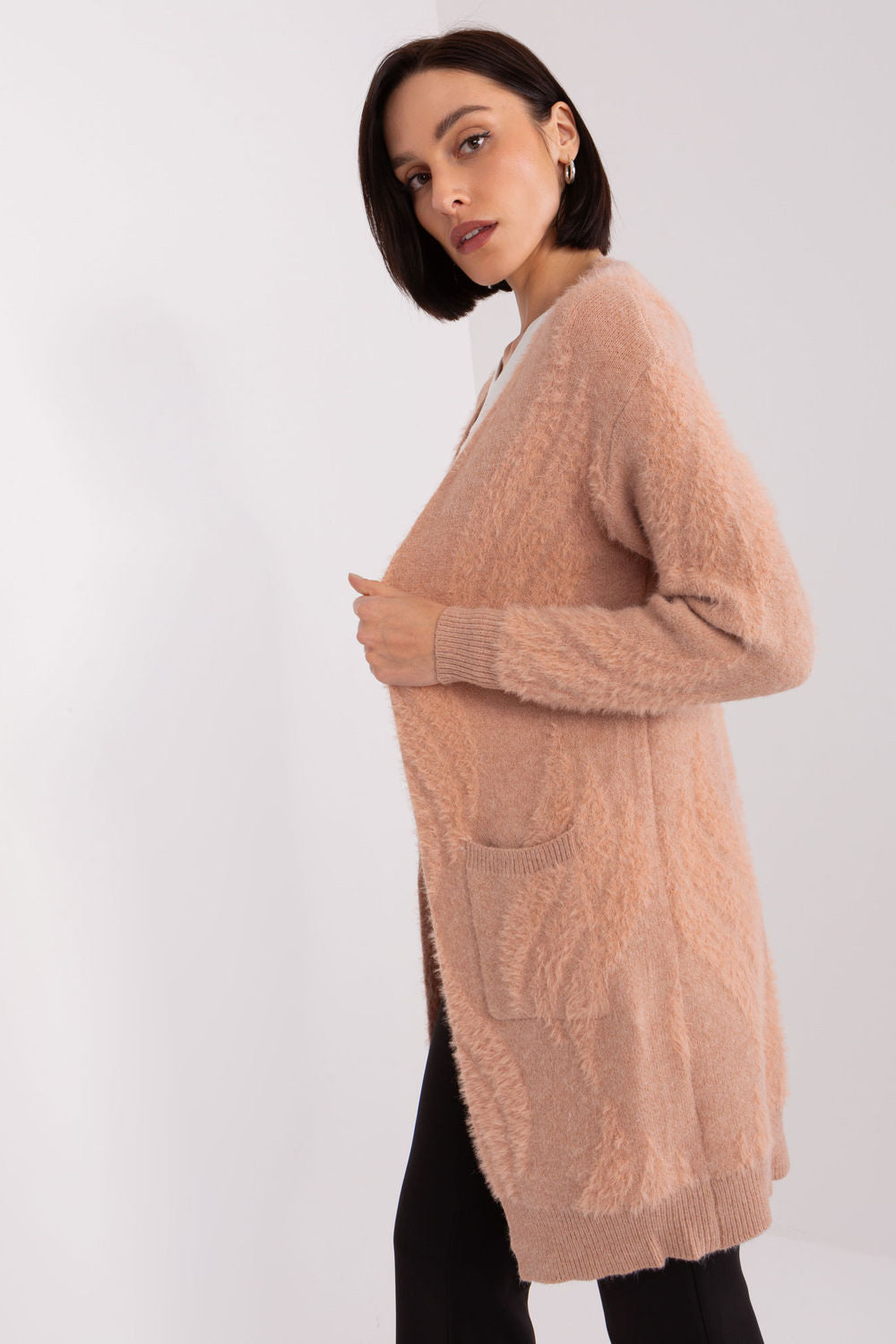 Cardigan femme AT — orange