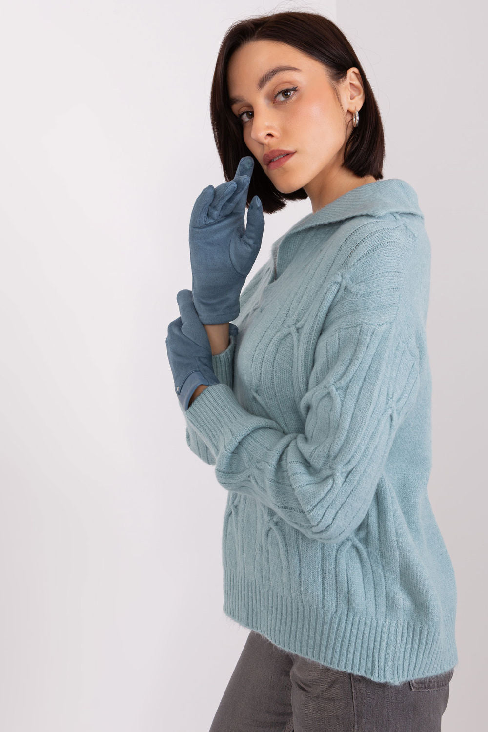 Gants femme AT — bleu