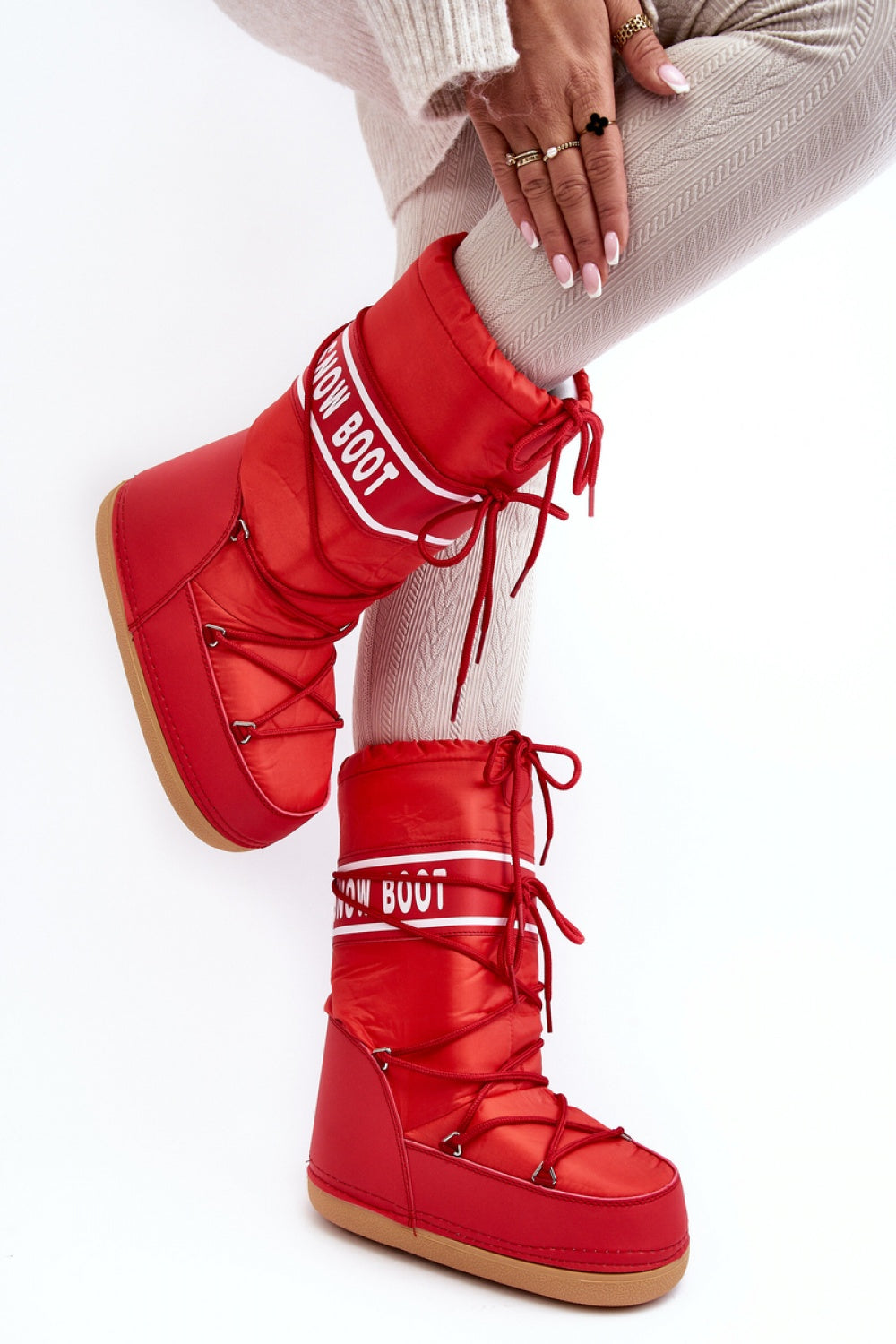 Bottes femme Step in style De Neige De — rouge