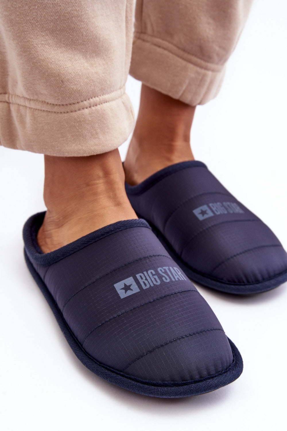 Pantalon femme Step in style Pantoufles Pantoufles — bleu marine