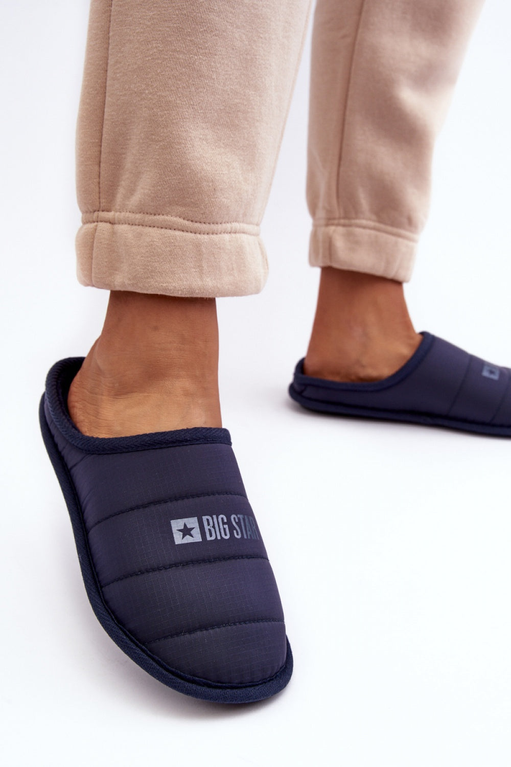 Pantalon femme Step in style Pantoufles Pantoufles — bleu marine