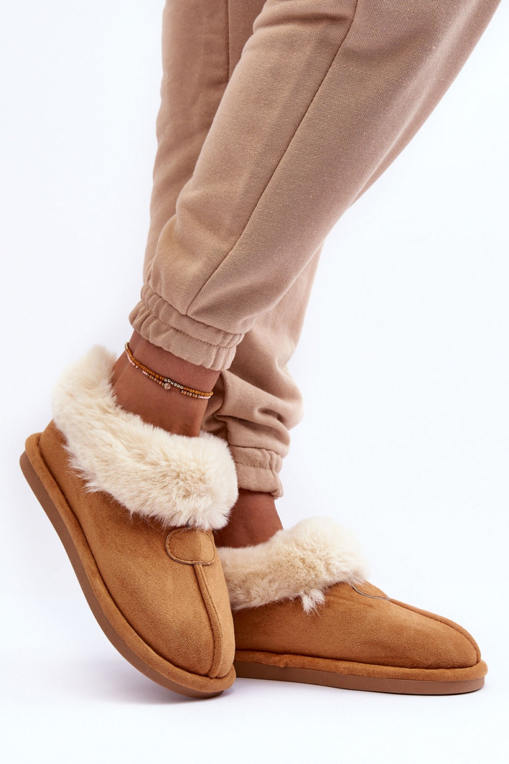 Pantalon femme Step in style Pantoufles Pantoufles — brun