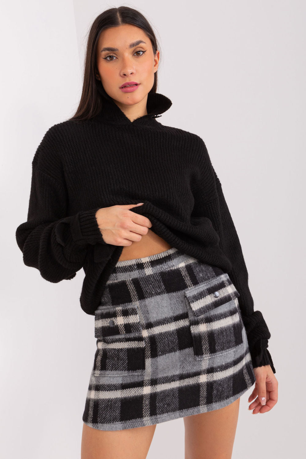 Jupe femme Lakerta Courte Courte — gris