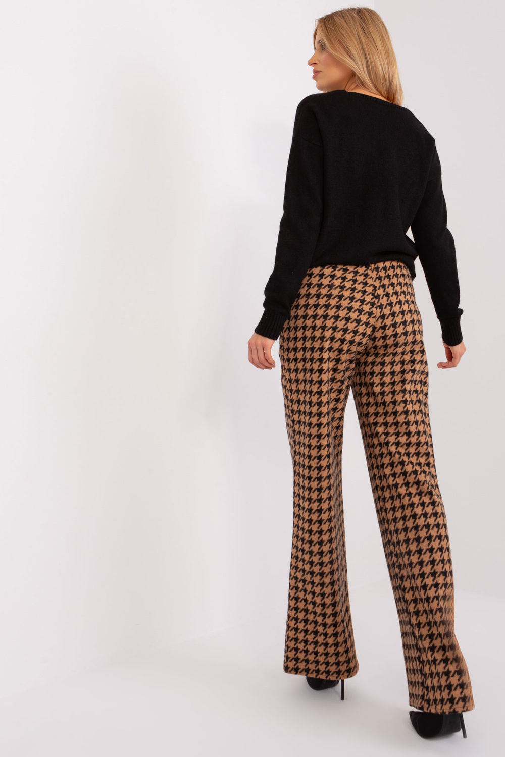 Chaussures à talons femme Lakerta Pantalon Pantalon — brun