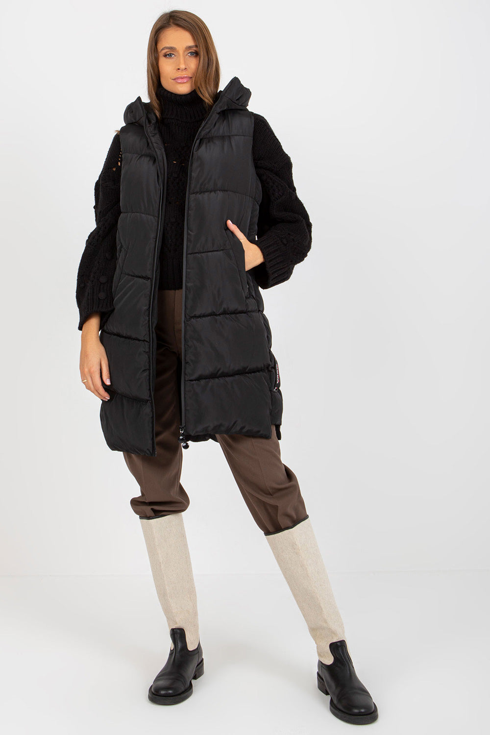 Gilet femme NM — noir