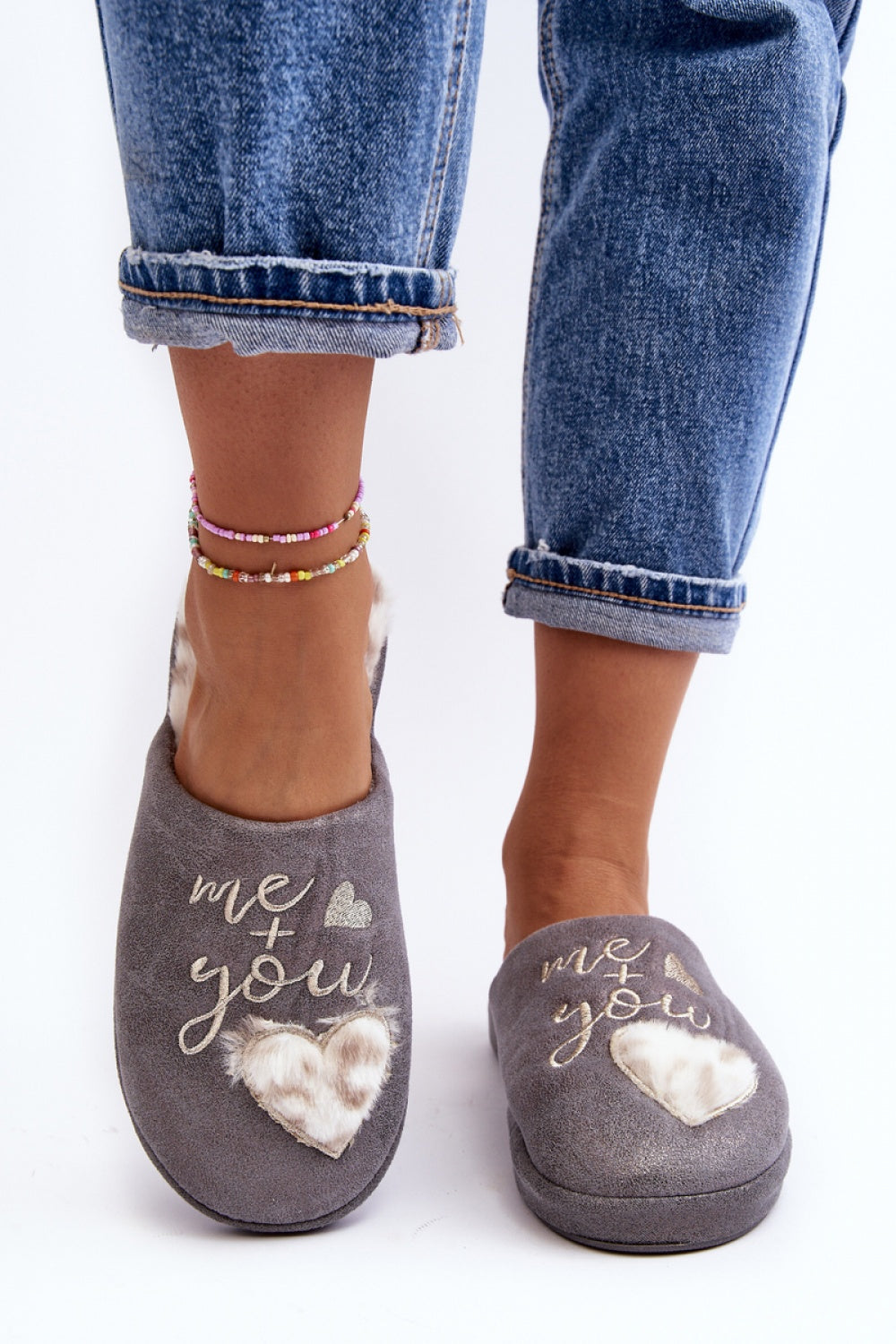 Pantalon femme Step in style Pantoufles Pantoufles — gris