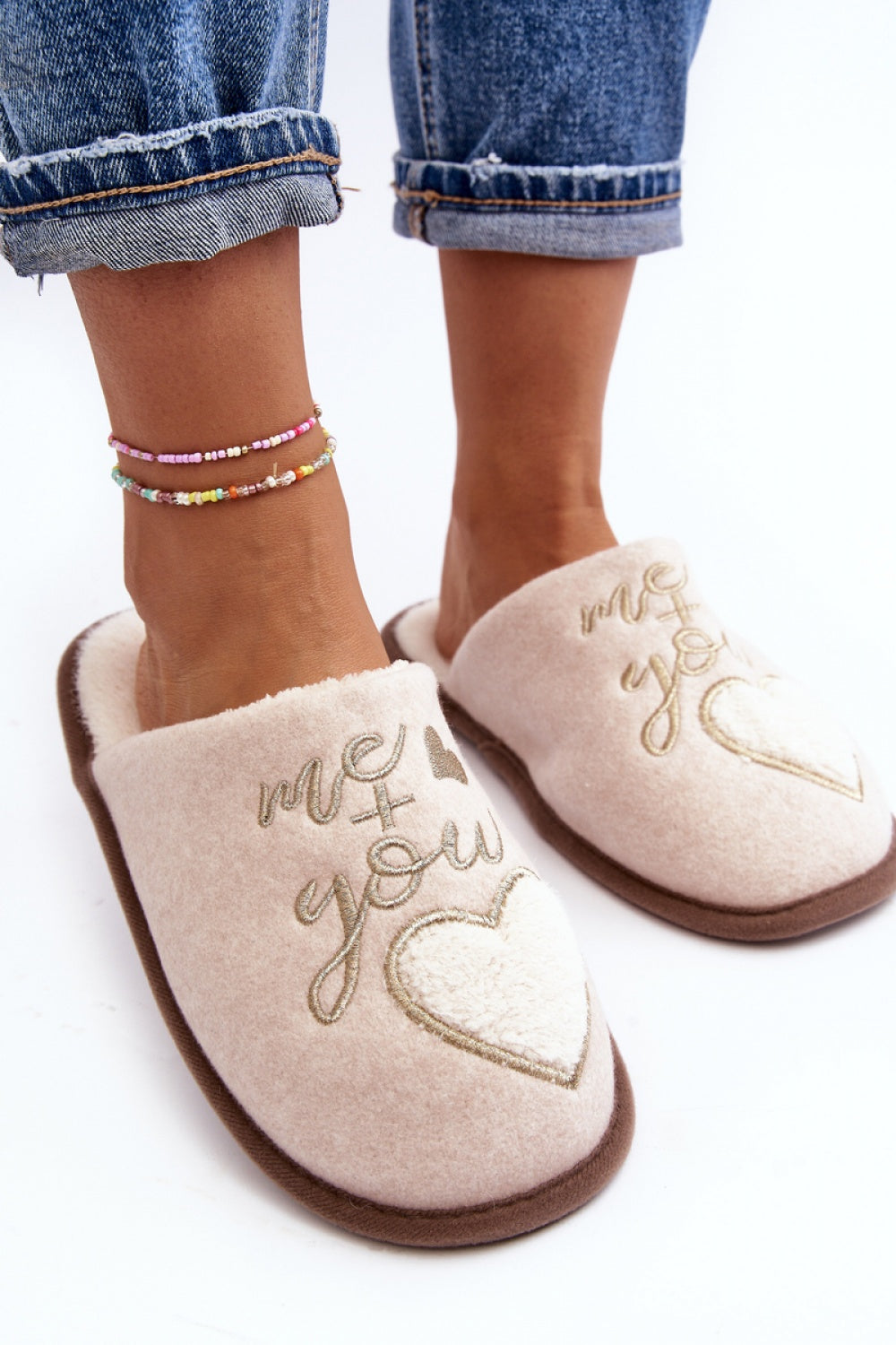 Pantalon femme Step in style Pantoufles Pantoufles — beige