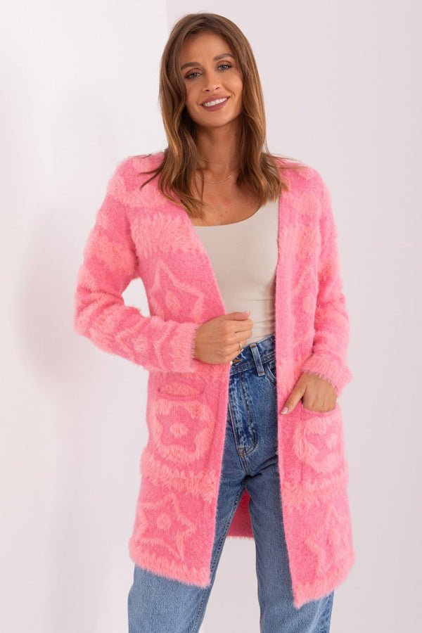 Cardigan femme AT — rosé