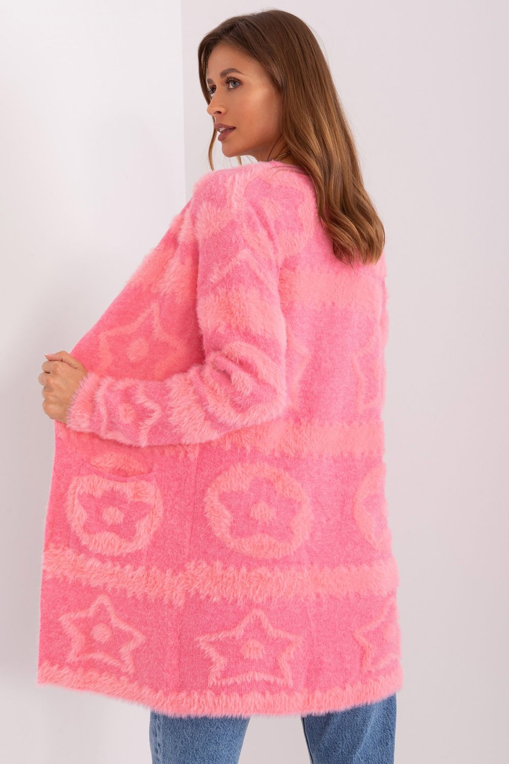 Cardigan femme AT — rosé