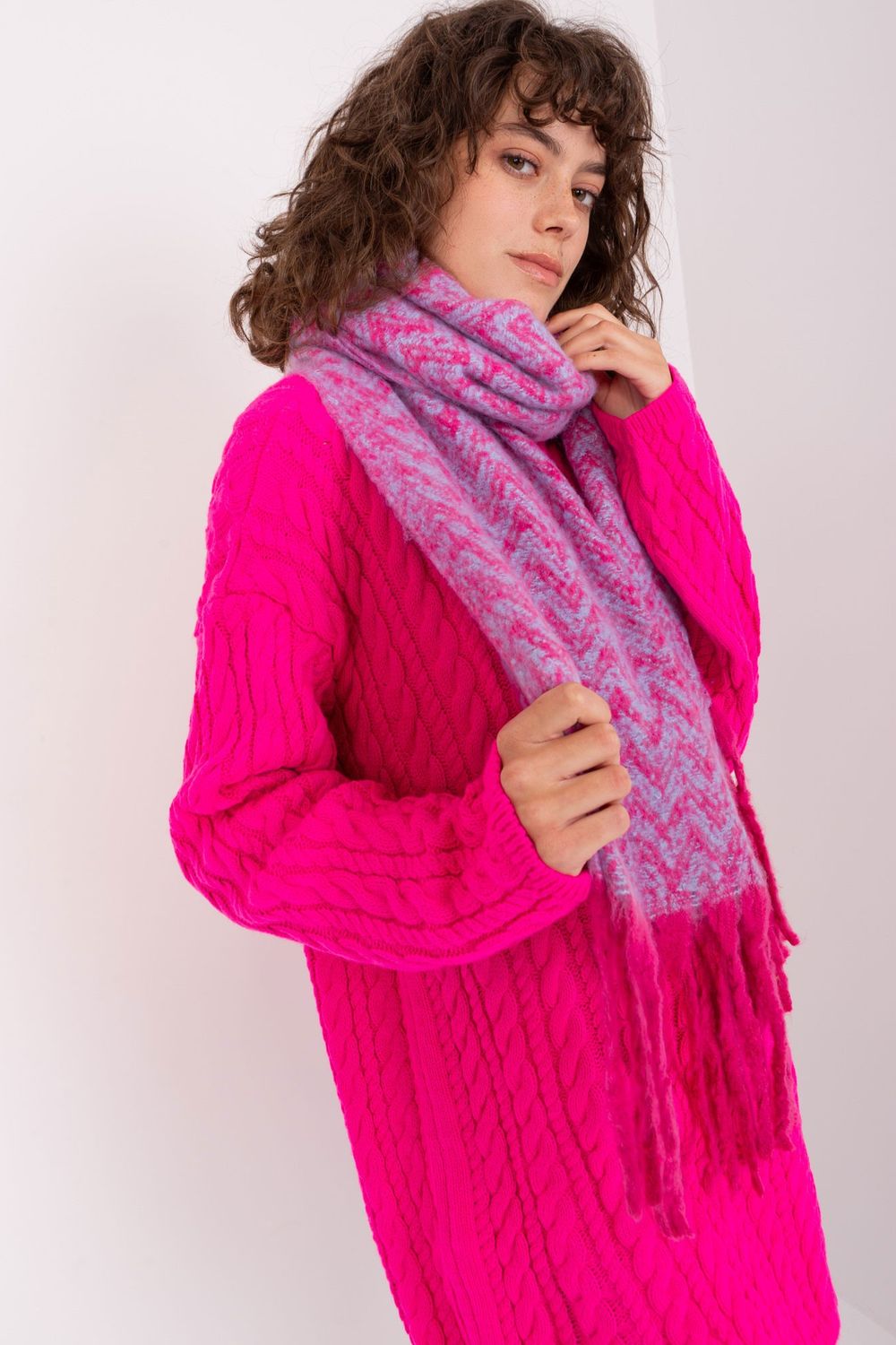 Châle femme AT — rosé