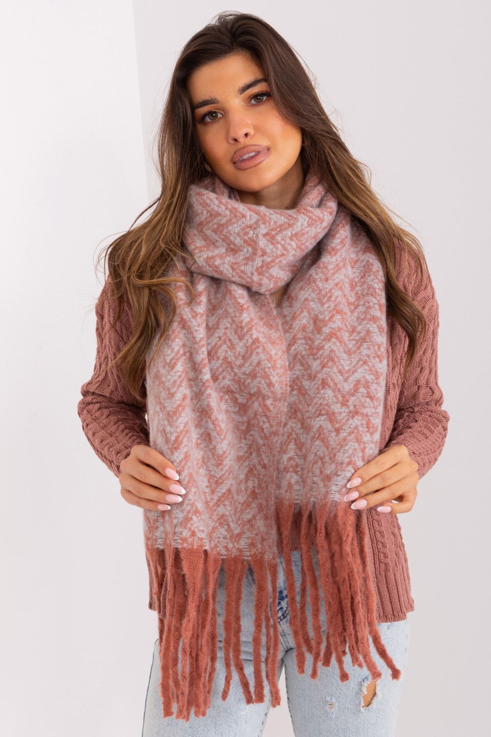 Châle femme AT — orange