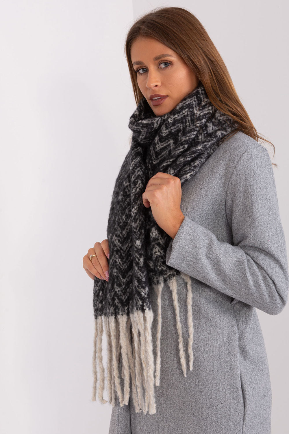 Châle femme AT — noir