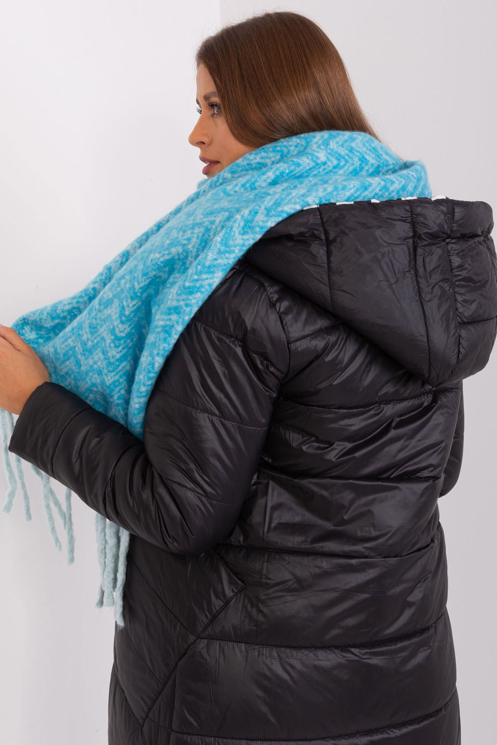 Châle femme AT — bleu