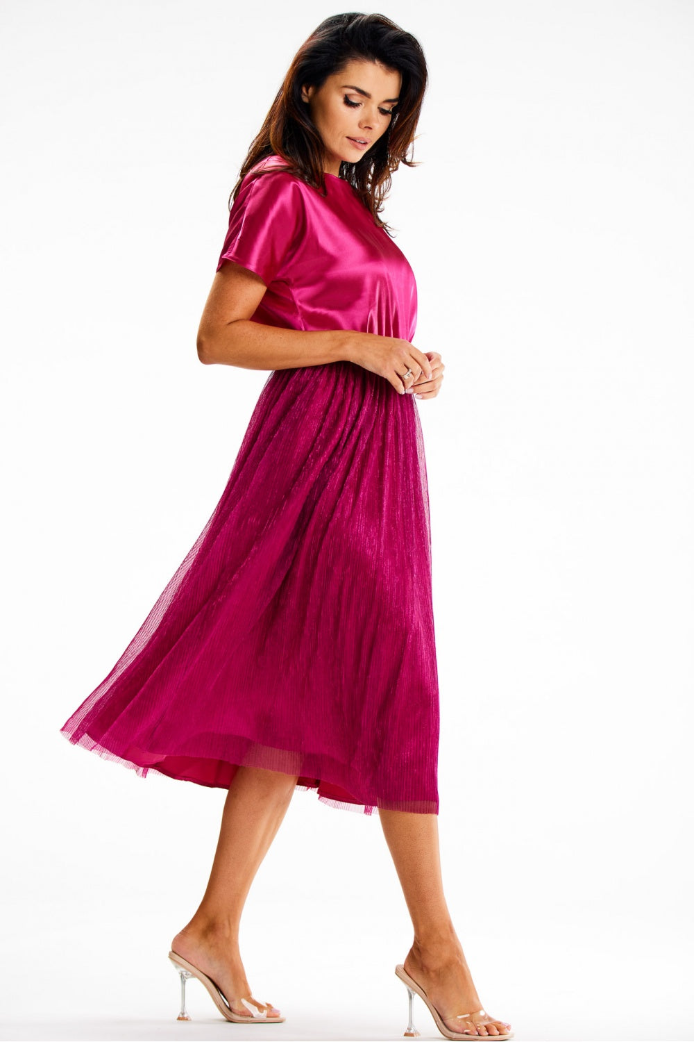 Robe femme awama De Soirée De — rosé