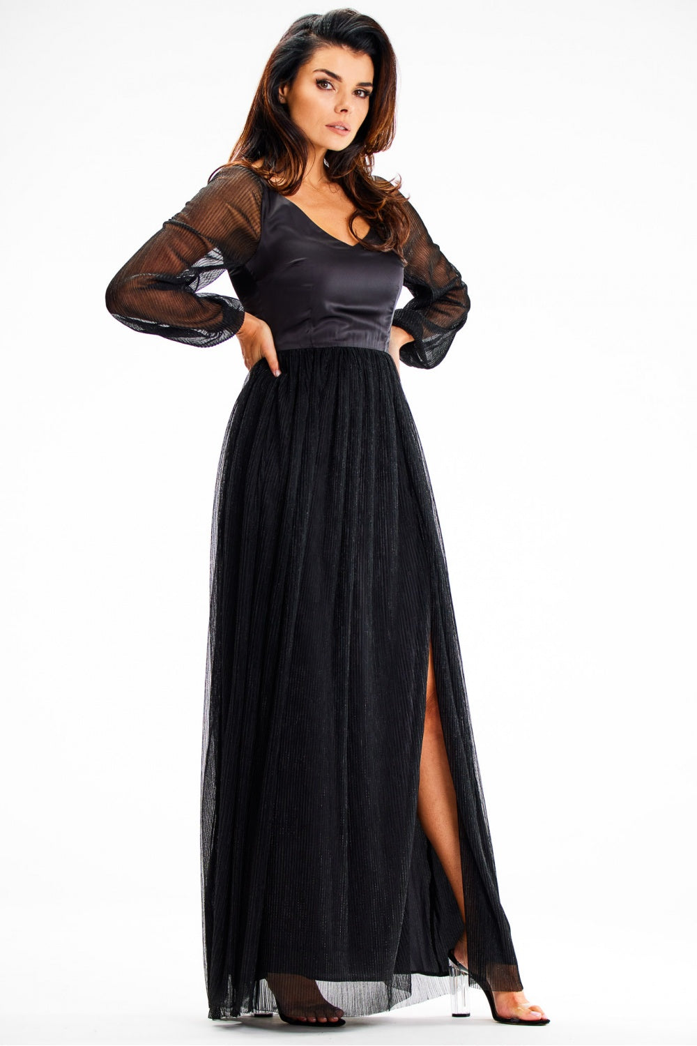 Robe femme awama Longue Longue — noir