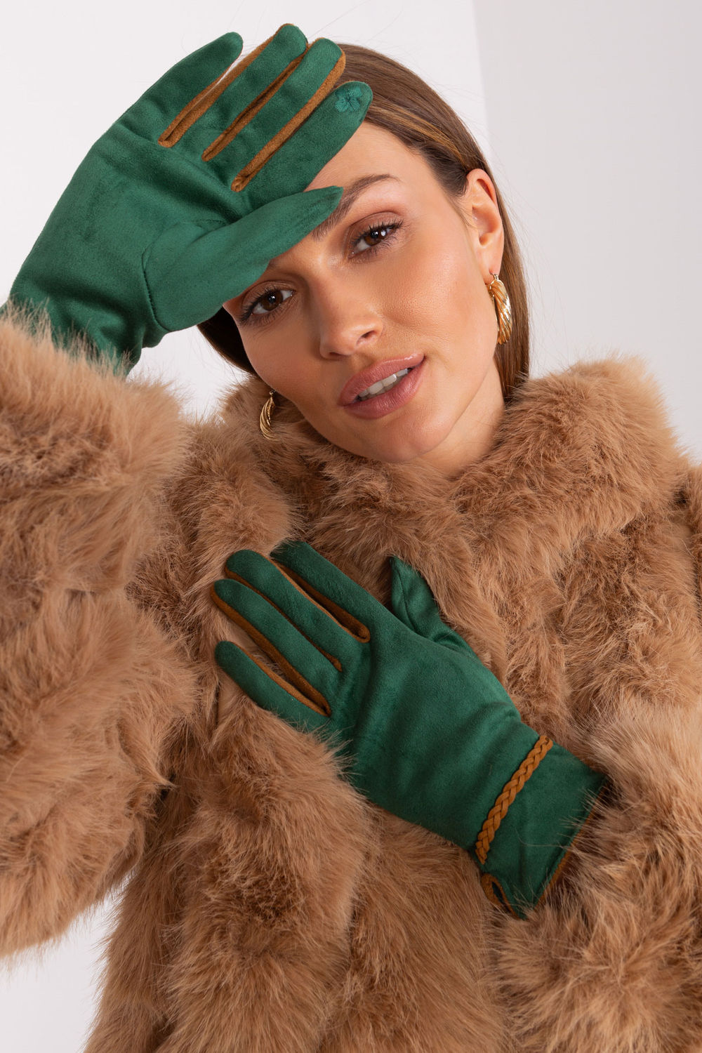 Gants femme AT — vert