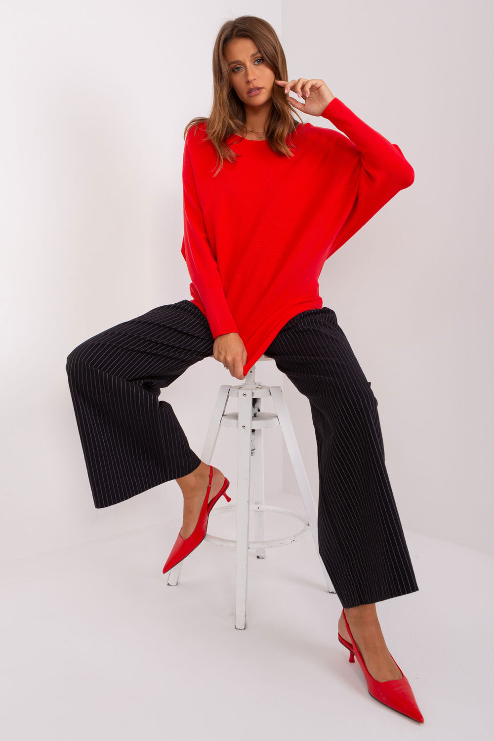 Pull femme Factory Price Chandail Chandail — rouge