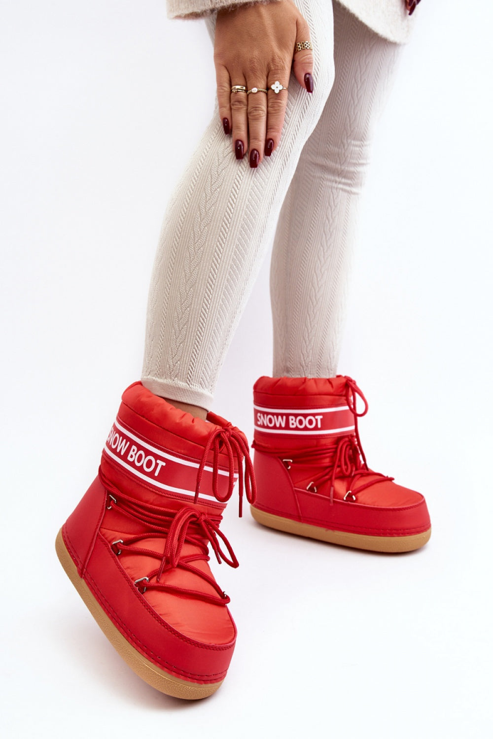Bottes femme Step in style De Neige De — rouge