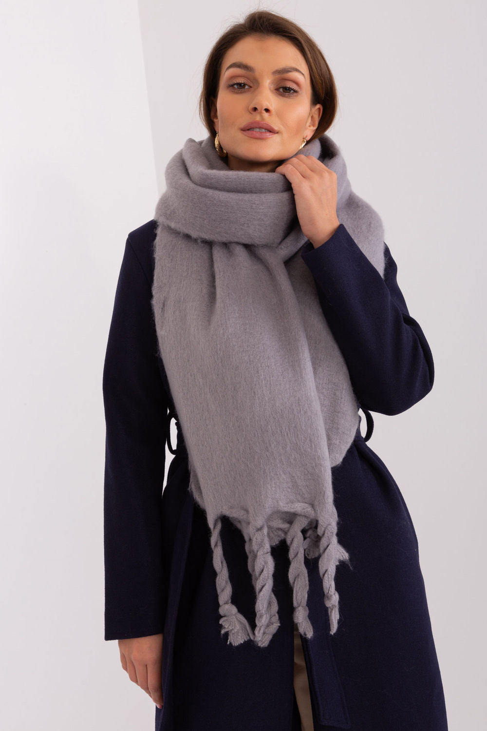 Châle femme AT — gris