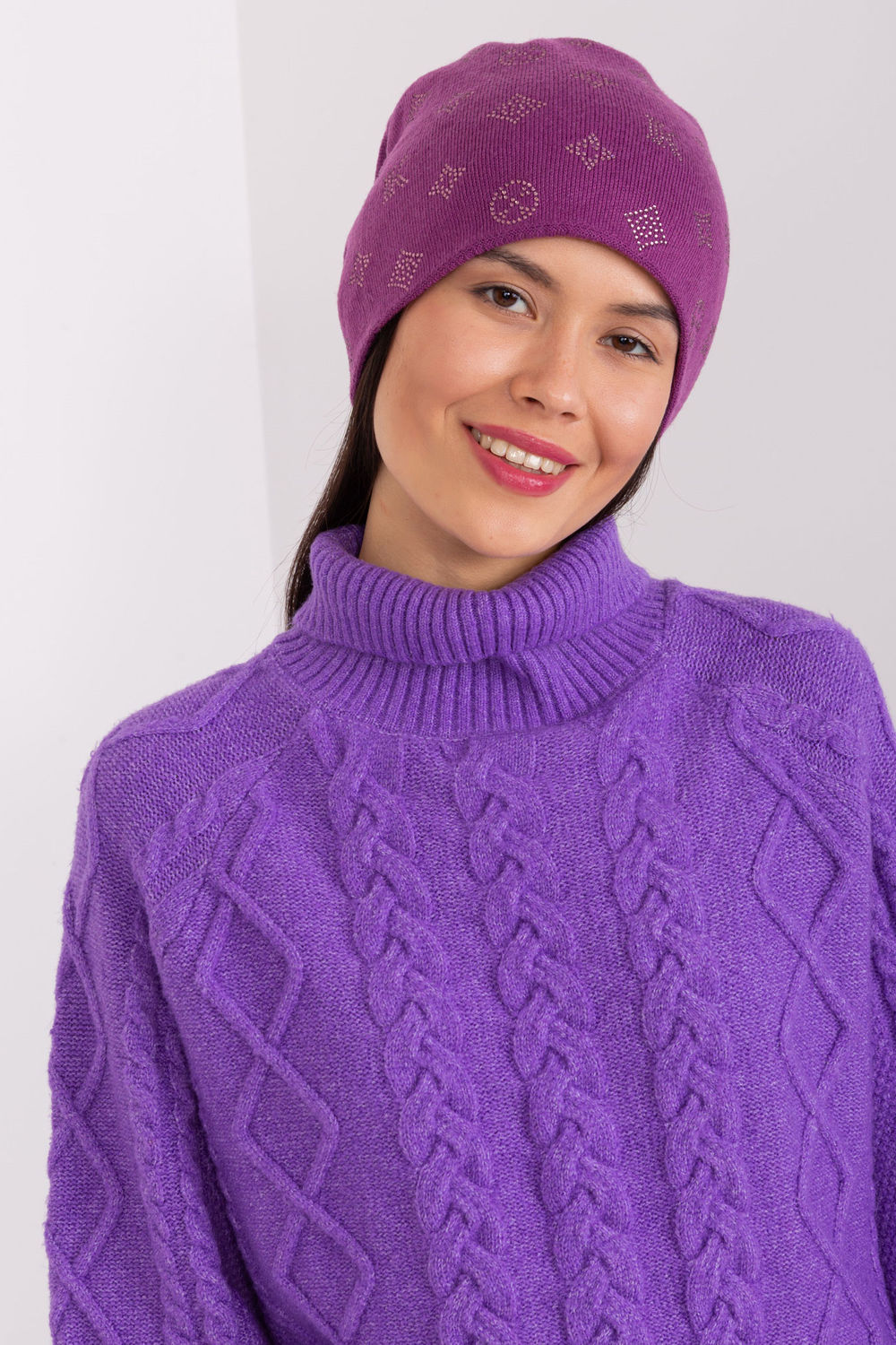 Bonnet femme AT — violet