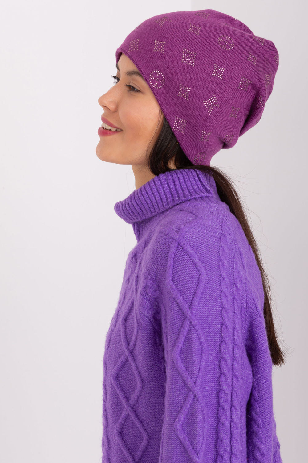 Bonnet femme AT — violet