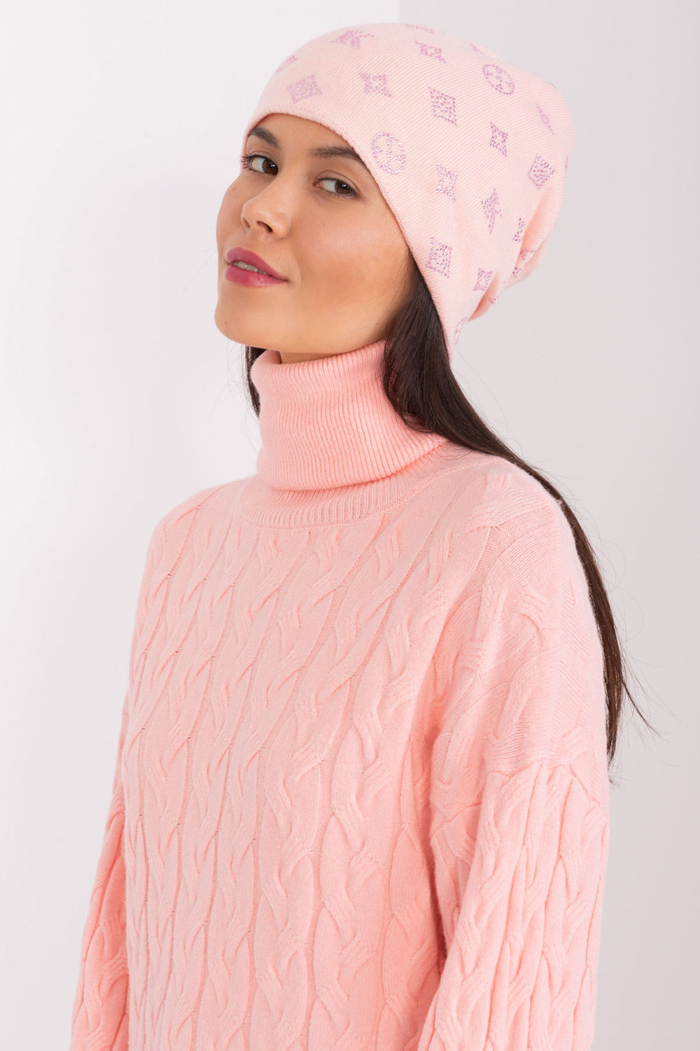 Bonnet femme AT — rosé