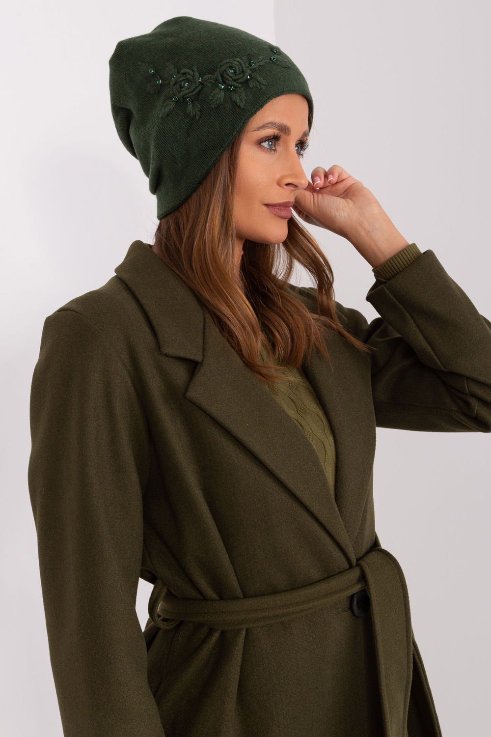 Bonnet femme AT — vert
