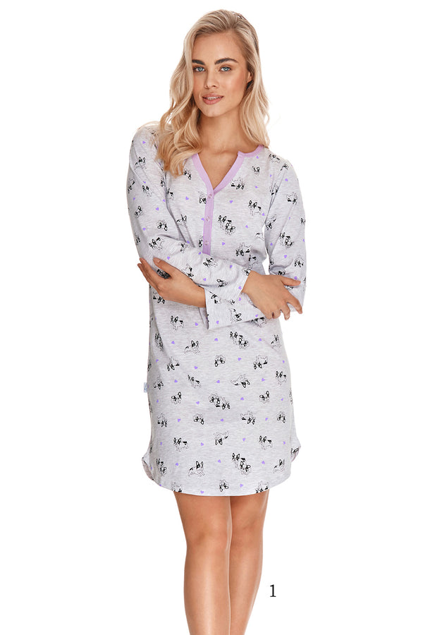 Nuisette femme Taro Chemise De Nuit — gris