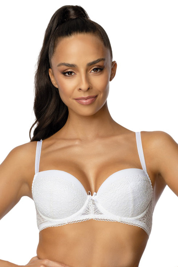 Soutien-gorge push-up femme Mat — blanc