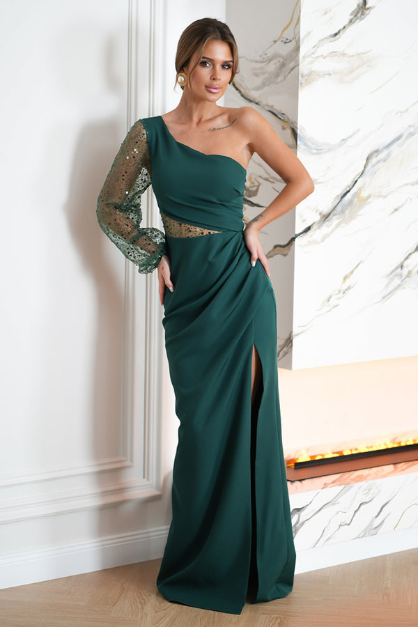 Robe femme Bicotone Longue Longue — vert