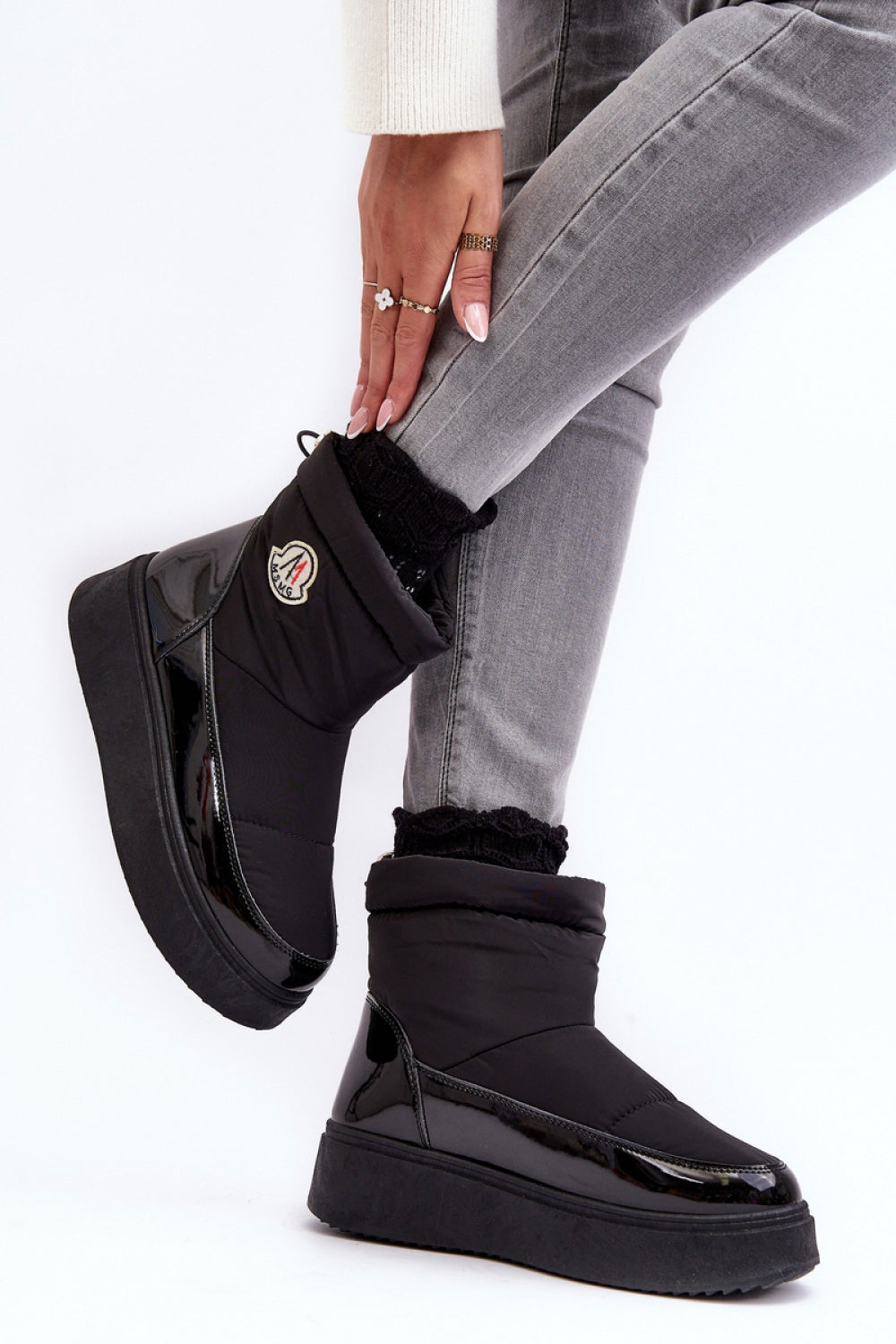 Bottes femme Step in style De Neige De — noir