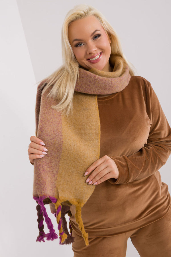 Châle femme AT — jaune
