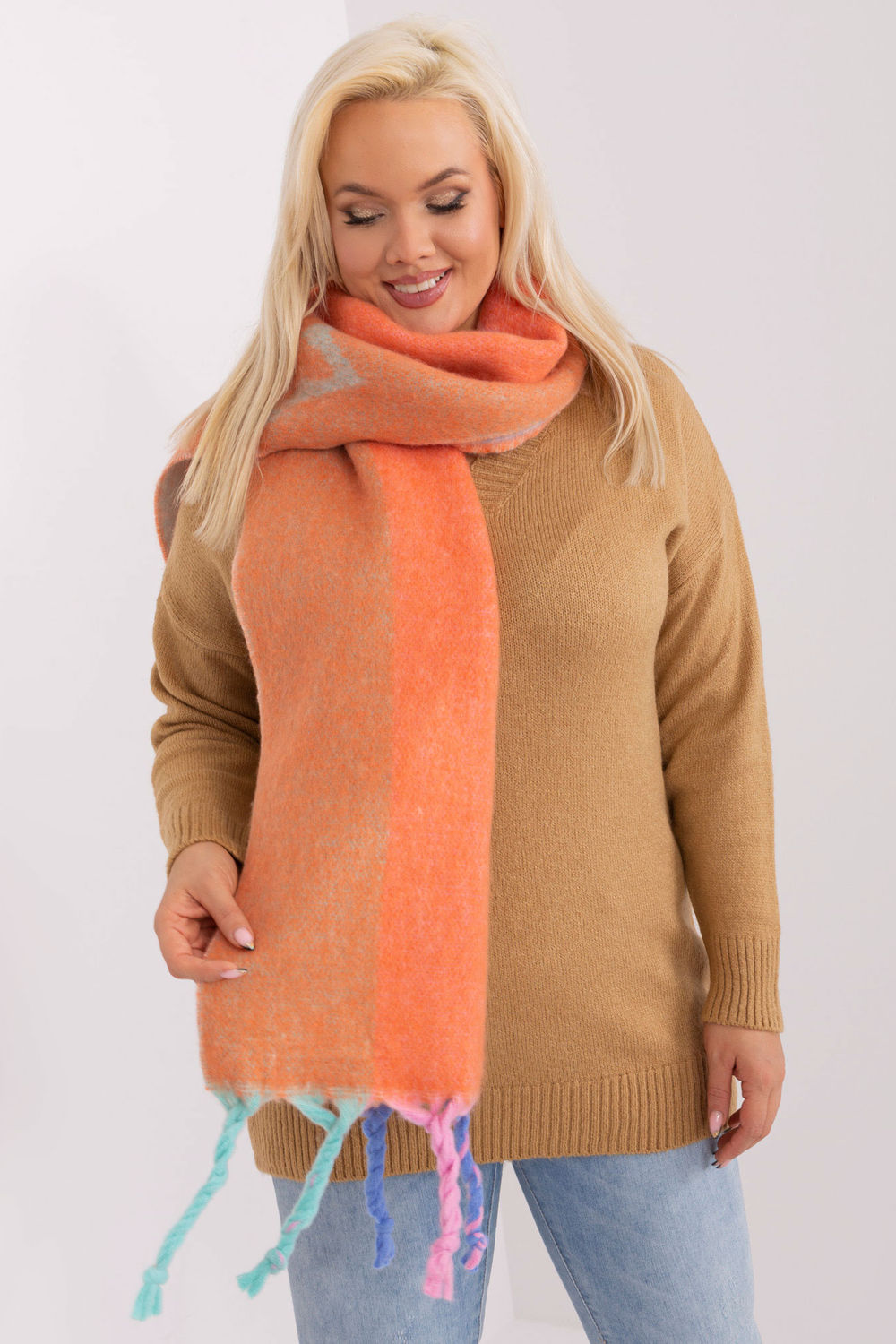 Châle femme AT — orange